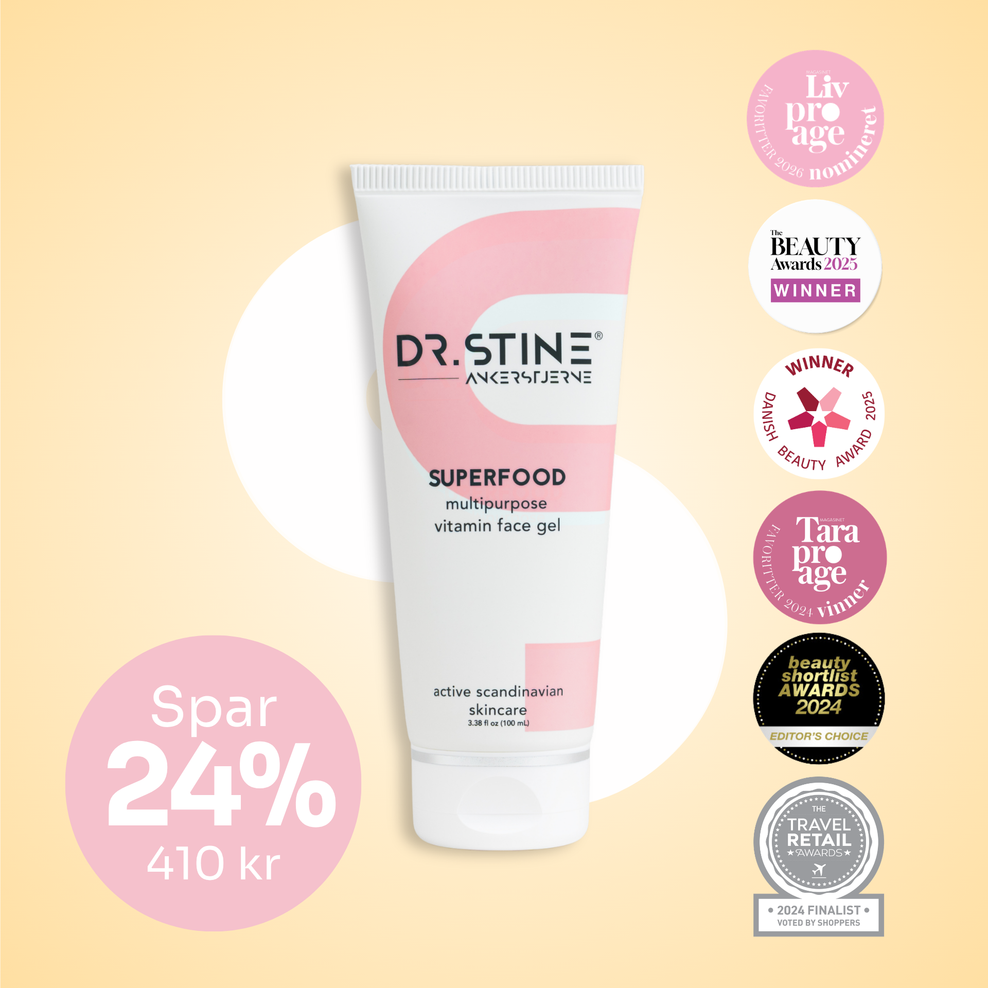 SUPERFOOD multipurpose vitamin face gel 100 ml