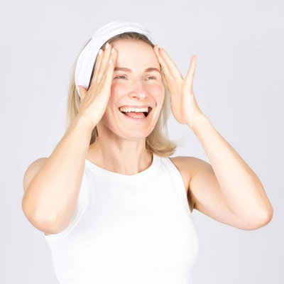 Product on pink background